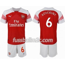 Fußballtrikots Arsenal KOSCIELNY 6 Kinder Heim Trikotsatz 2018-2019